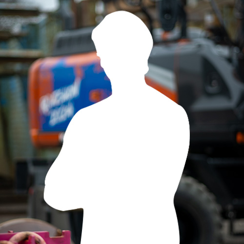 Portraitbild mit Platzhalterumriss