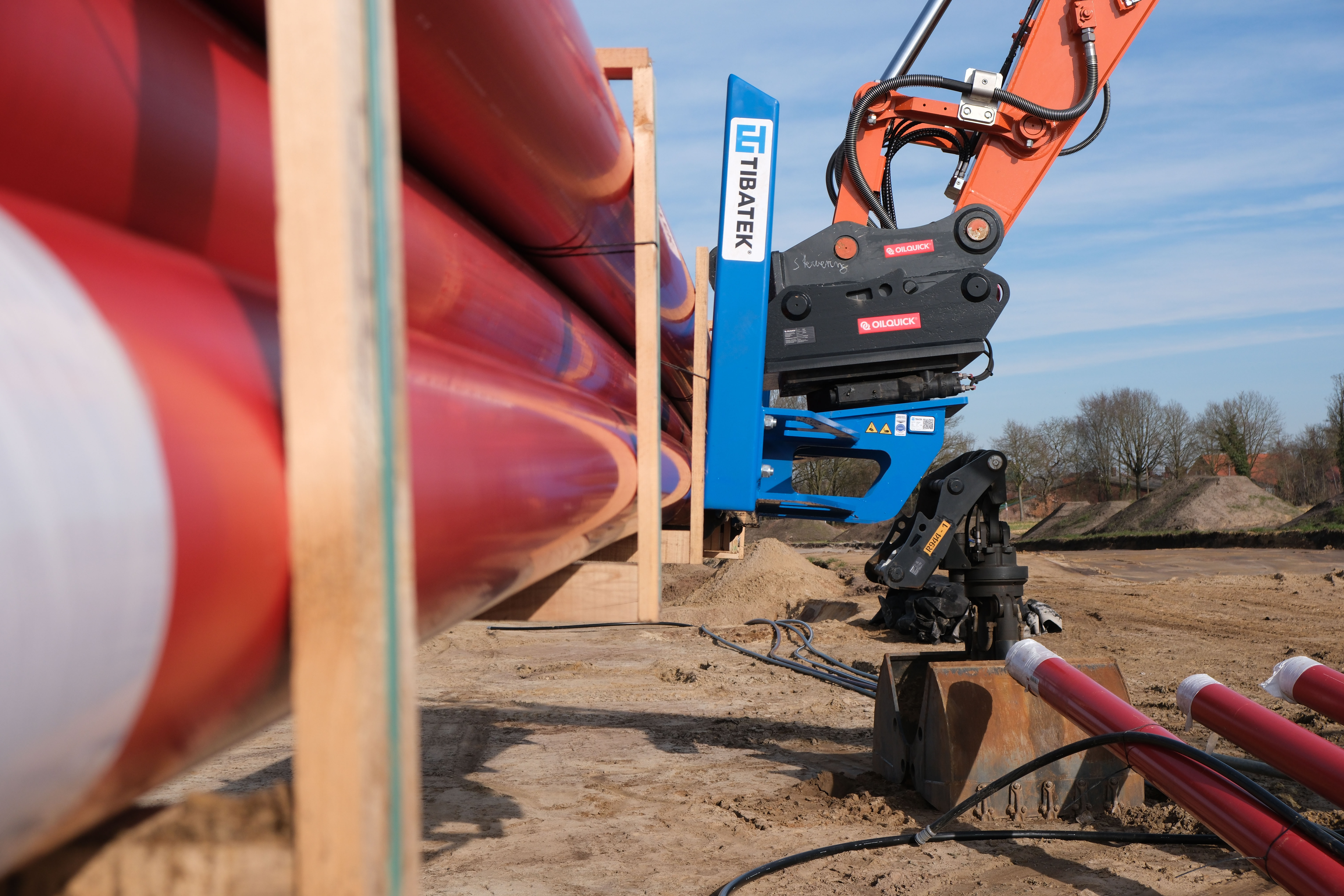 Die aufgestellte TIBATEK®-Absturzsicherung